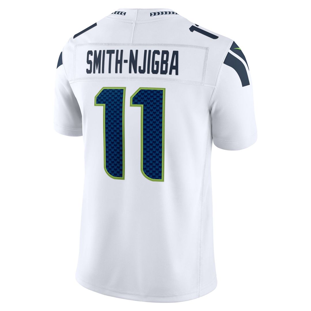 Seattle Seahawks Jaxon Smith-Njigba Nike White Vapor F.U.S.E. Stitched Limited Jersey product image 3, provided for visual
