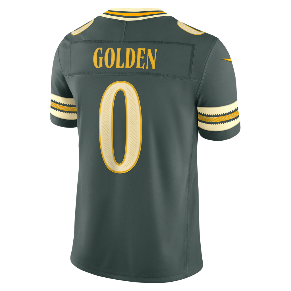 Green Bay Packers Matthew Golden Nike Green 2026 Rivalries Collection Stitched Limited Jersey product image 3, provided for