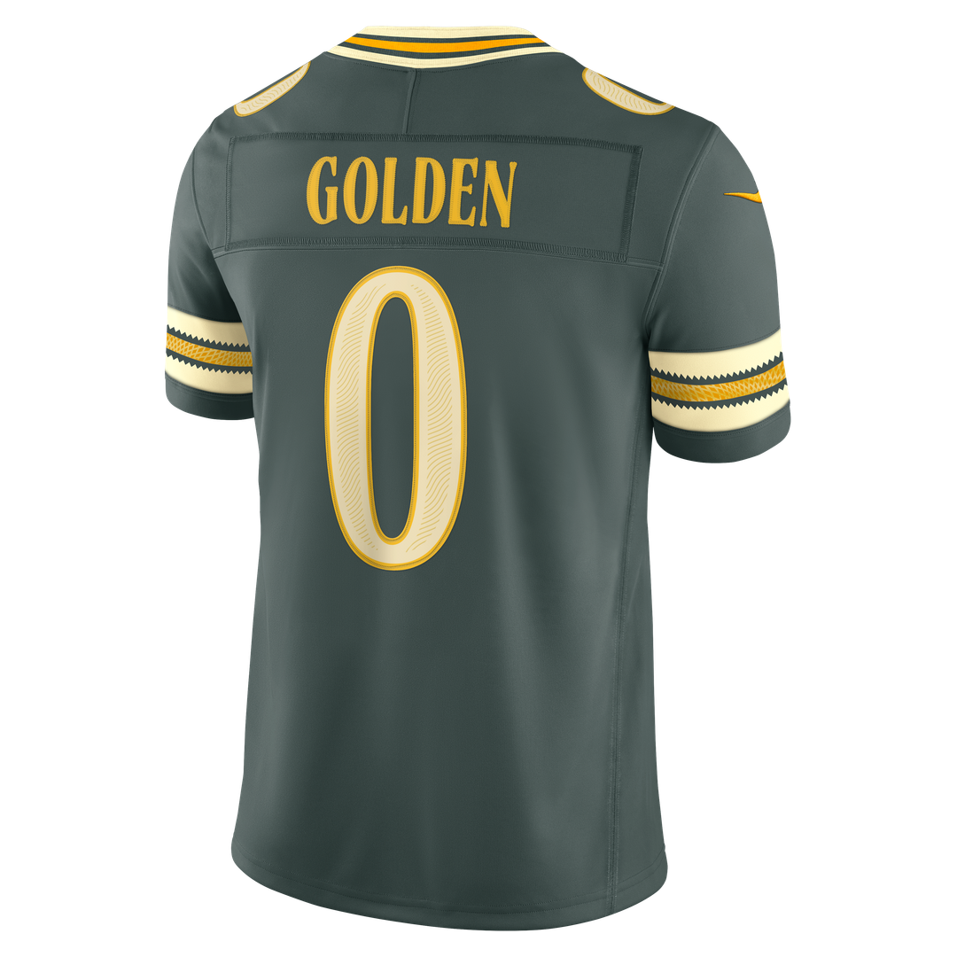 Green Bay Packers Matthew Golden Nike Green 2026 Rivalries Collection Stitched Limited Jersey product image 3, provided for