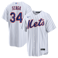 New York Mets Kodai Senga Nike White Home Replica Jersey product image 1, provided for visual reference and product detail