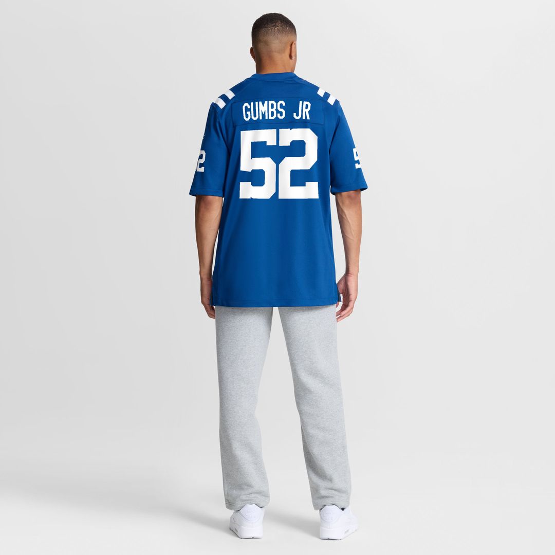 Indianapolis Colts George Gumbs Jr. Nike Royal Team Game Jersey product image 3, provided for visual reference and product