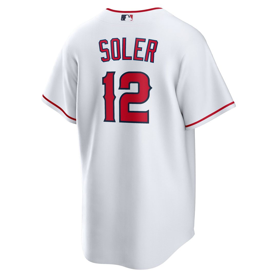 Los Angeles Angels Jorge Soler Nike White Home Replica Jersey product image 3, provided for visual reference and product
