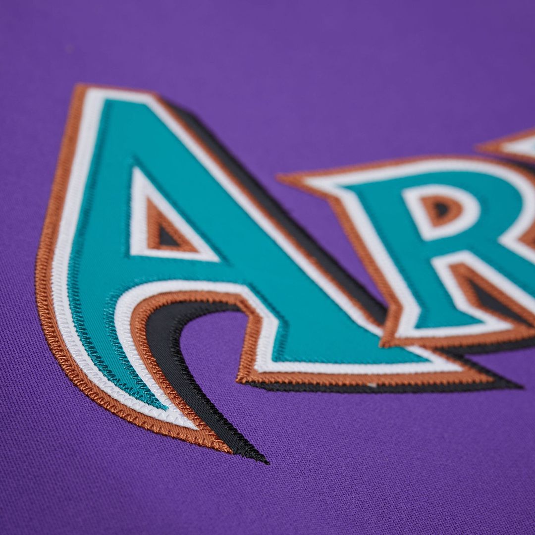 Arizona Diamondbacks Randy Johnson Mitchell & Ness Purple 2000 Throwback Authentic Jersey product image 4, provided for