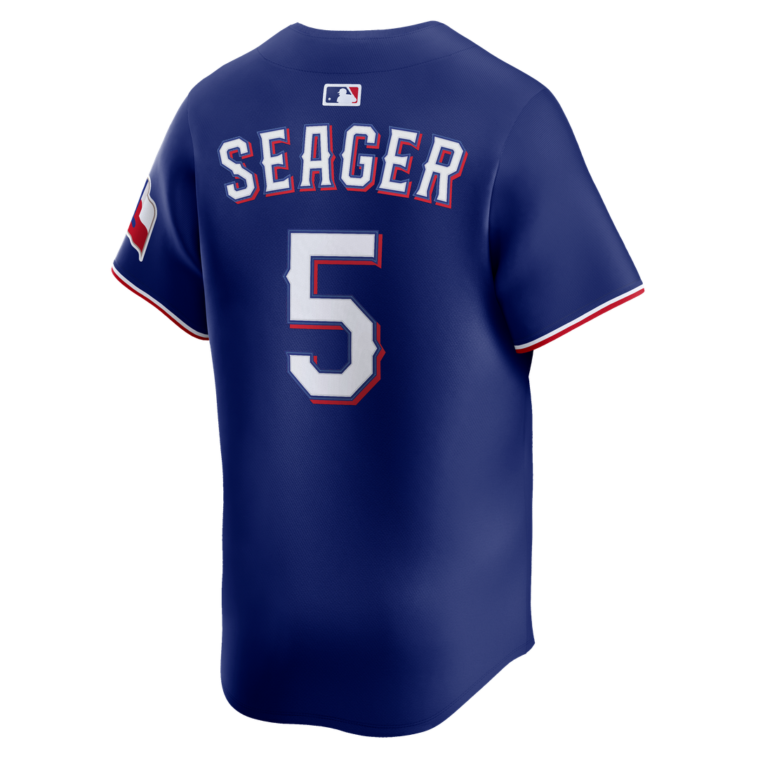 Texas Rangers Corey Seager Nike Royal Alternate 2 Limited Jersey product image 7, provided for visual reference and product