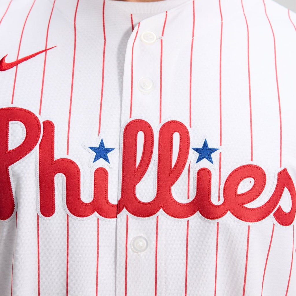 Philadelphia Phillies Nike White Home Replica Team Jersey product image 10, provided for visual reference and product detail