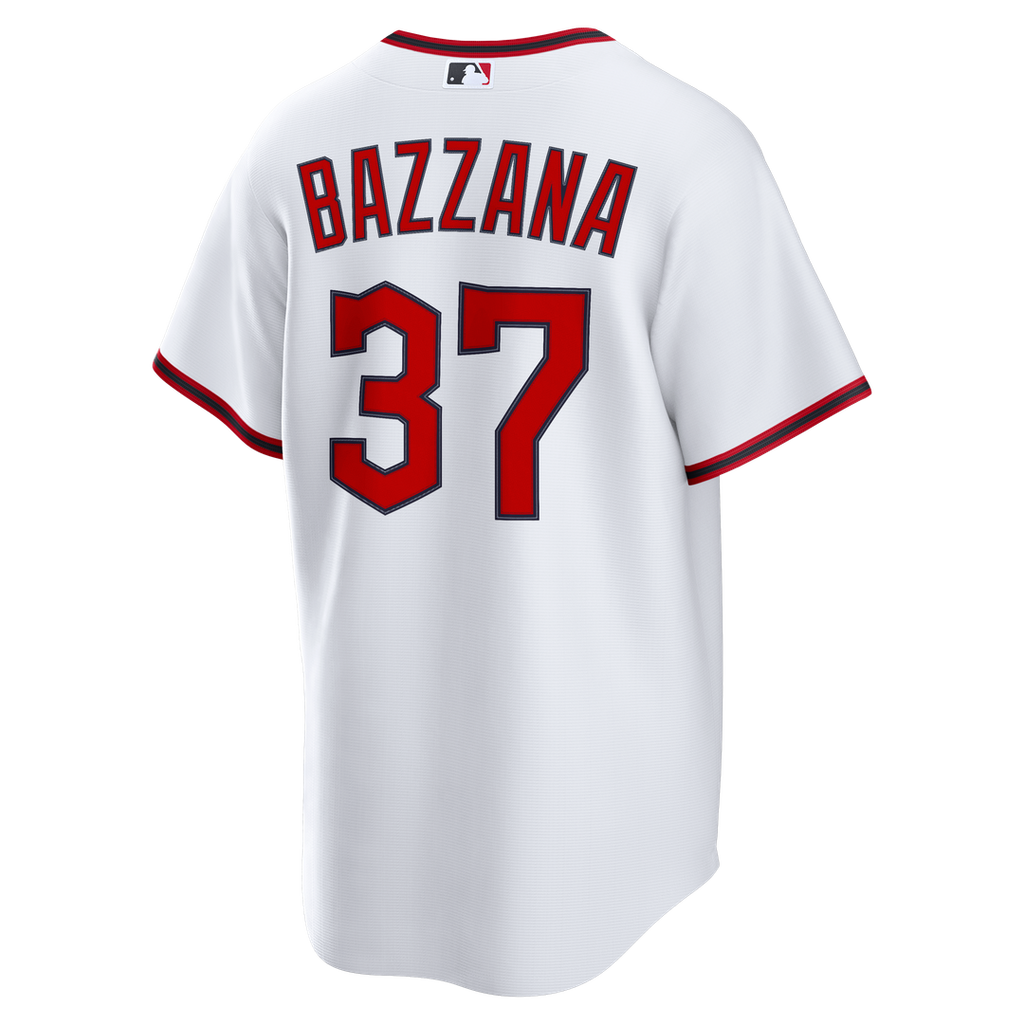 Cleveland Guardians Travis Bazzana Nike White Home Replica Jersey product image 3, provided for visual reference and product