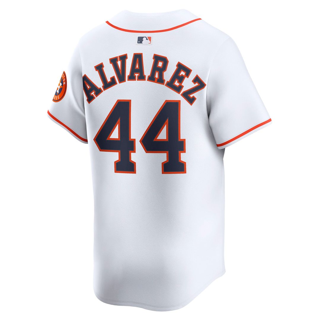 Houston Astros Yordan Alvarez Nike White Home Limited Player Jersey product image 3, provided for visual reference and