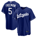 Los Angeles Dodgers Freddie Freeman Nike Royal Alternate Replica Jersey product image 1, provided for visual reference and