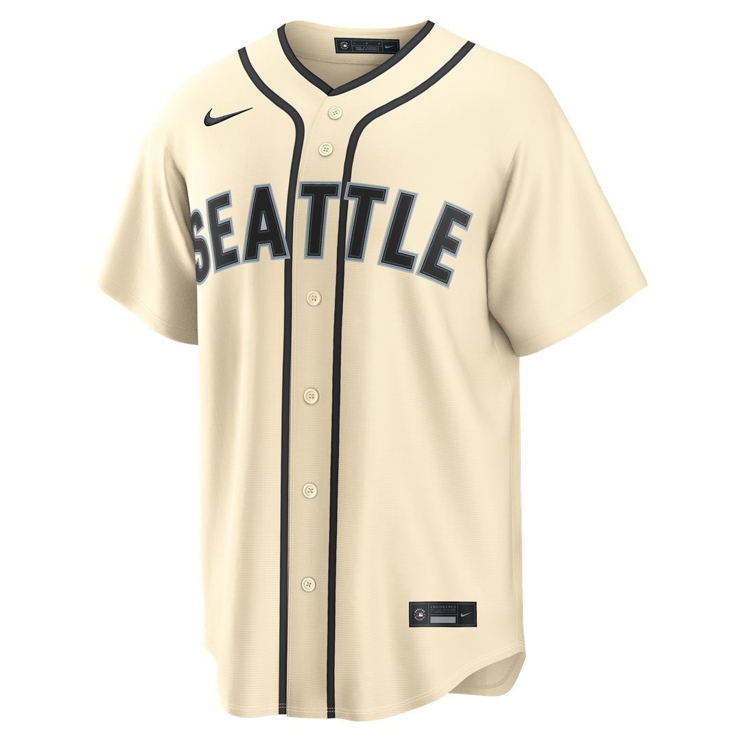 Seattle Mariners Cal Raleigh Nike Teal Alternate Replica Jersey product image 8, provided for visual reference and product