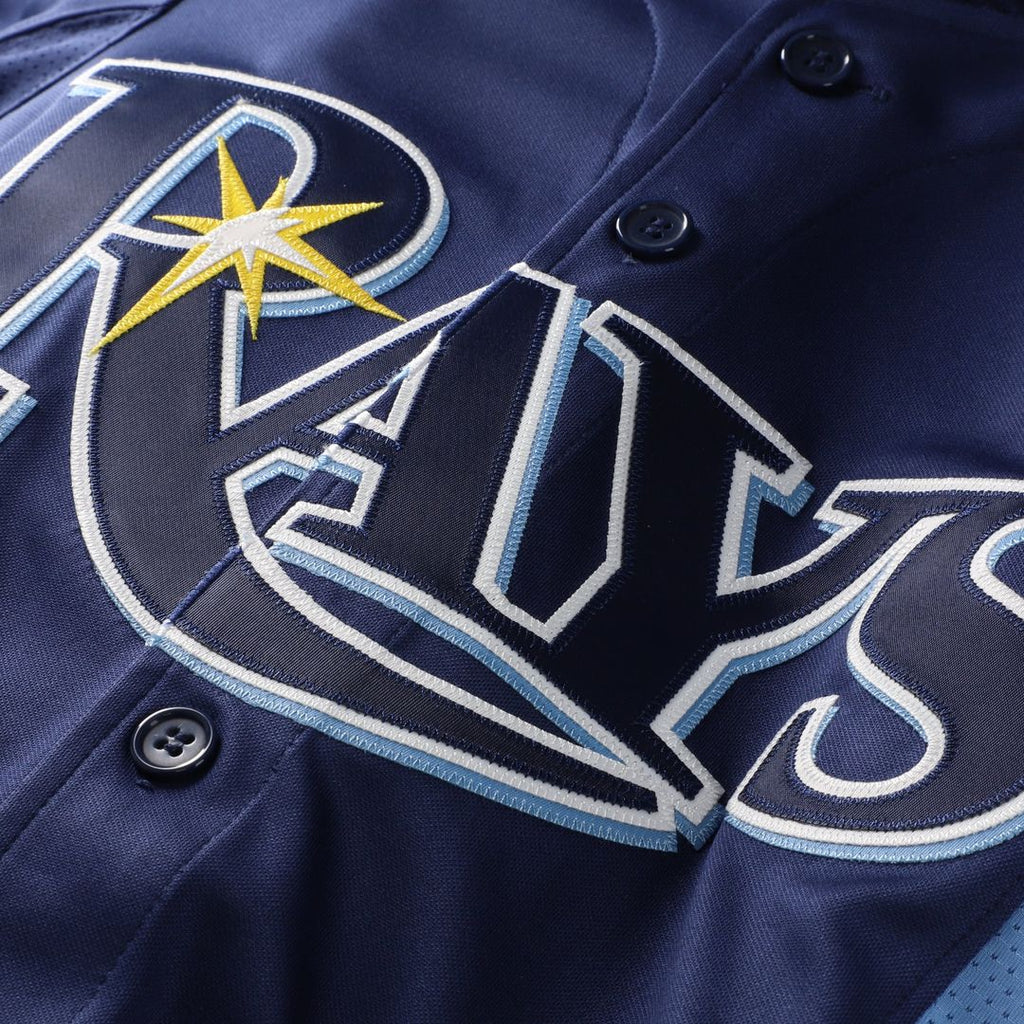 Tampa Bay Rays David Price Mitchell & Ness Blue Authentic Batting Practice Jersey product image 4, provided for visual