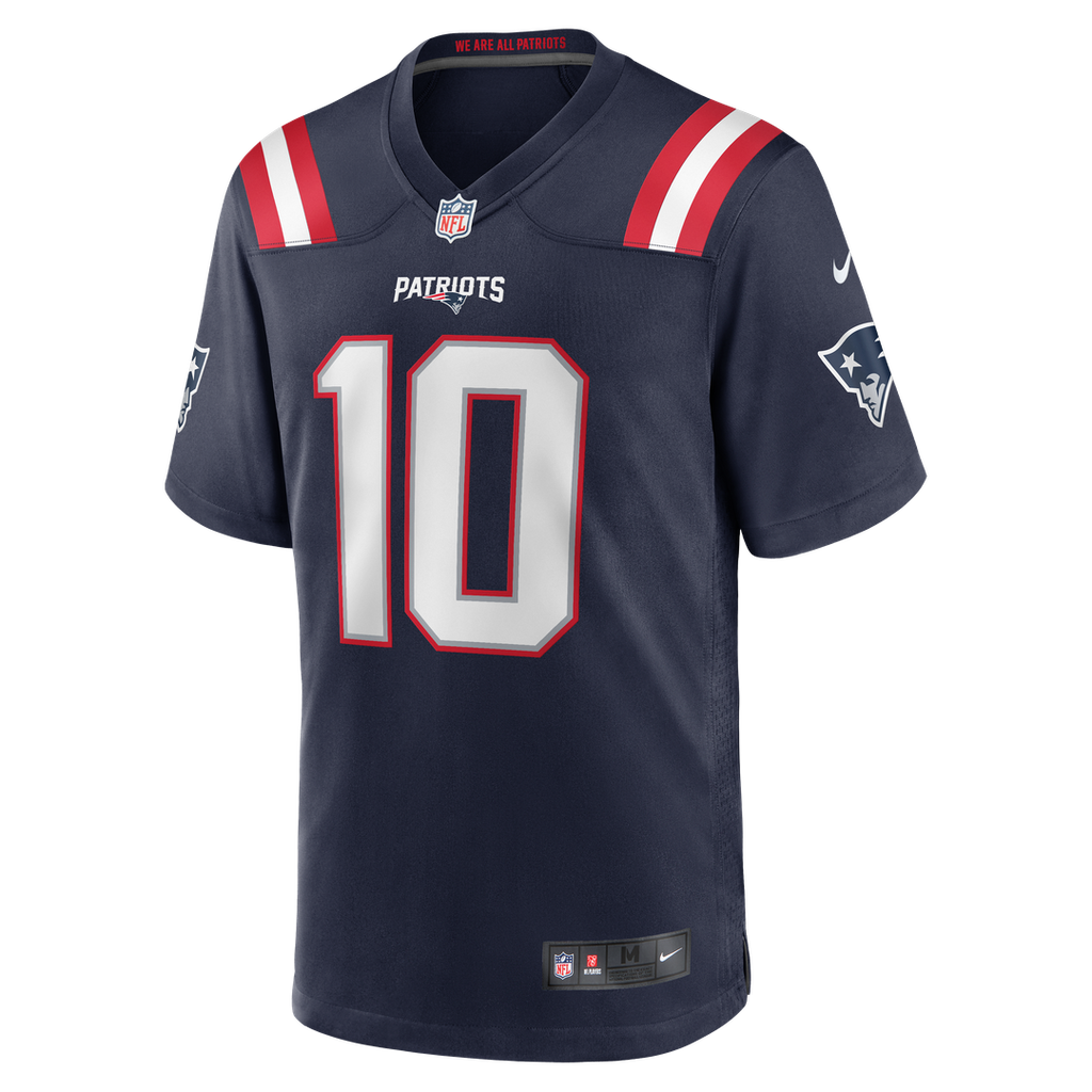 New England Patriots Drake Maye Nike White Player Game Jersey product image 12, provided for visual reference and product