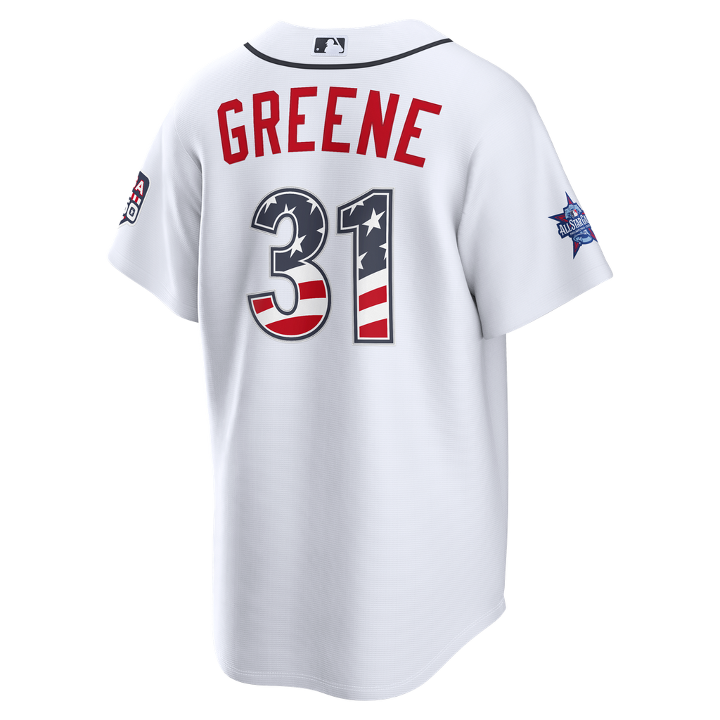 2026 All-Star Edition Stars & Stripes Detroit Tigers Riley Greene Nike White Stadium Jersey product image 3, provided for