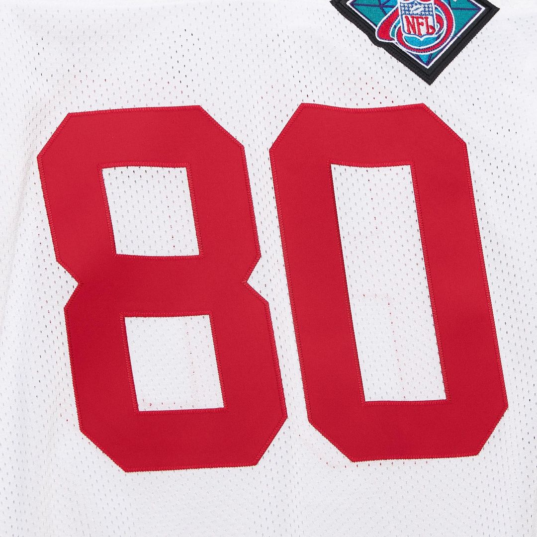 San Francisco 49ers 1994 Jerry Rice Mitchell & Ness White Authentic Throwback Retired Player Jersey product image 6,