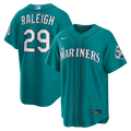 Seattle Mariners Cal Raleigh Nike Teal Alternate 50th Season Patch Stadium Jersey product image 1, provided for visual