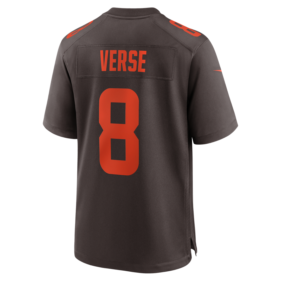 Cleveland Browns Jared Verse Nike Brown Nike Game Jersey product image 3, provided for visual reference and product detail