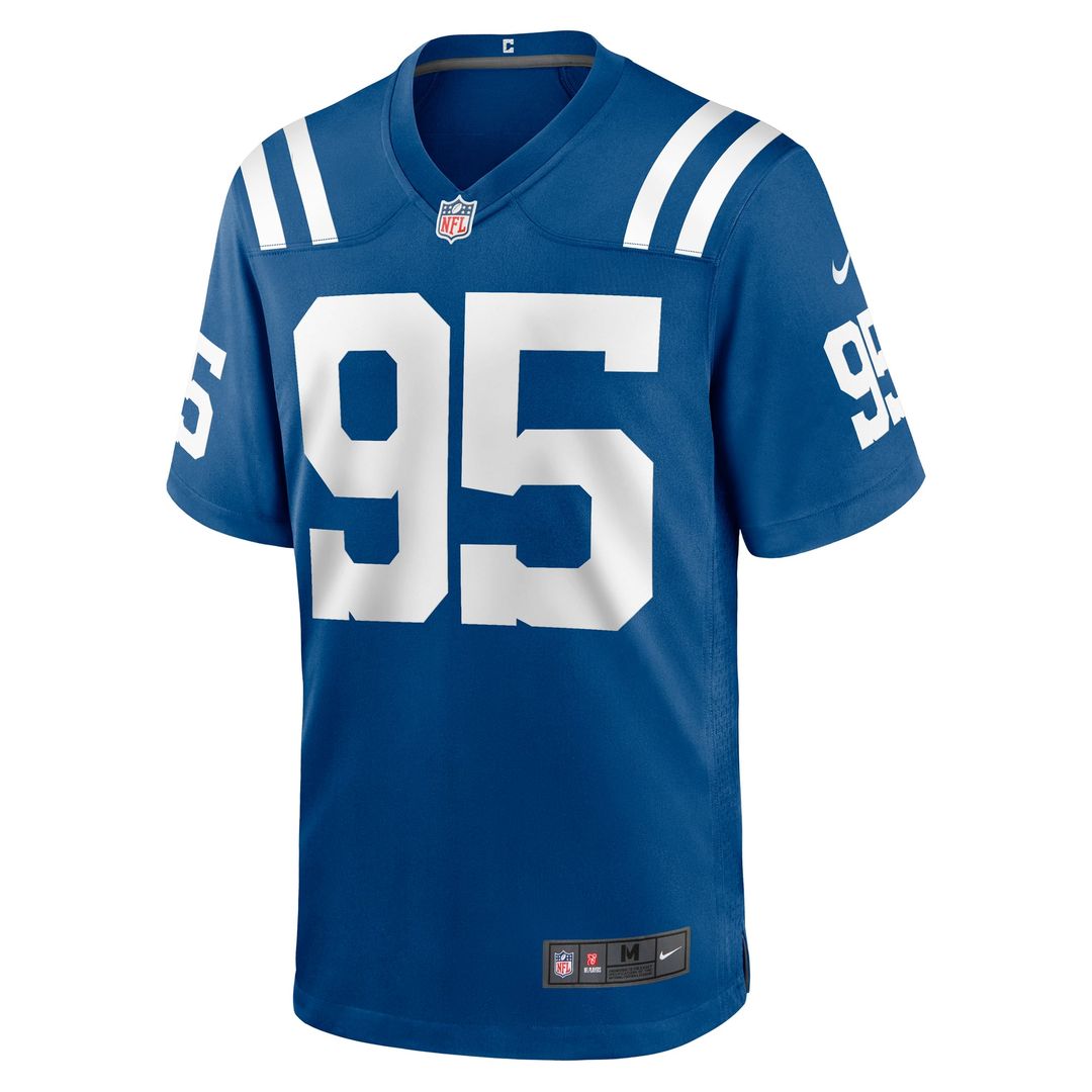 Indianapolis Colts Adetomiwa Adebawore Nike Royal Team Game Jersey product image 2, provided for visual reference and