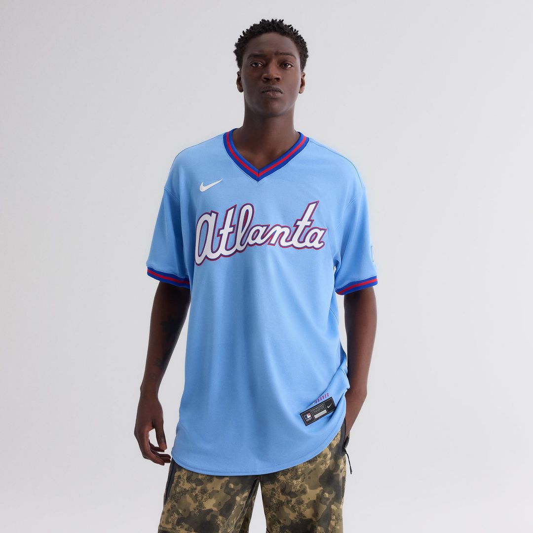 Atlanta Braves Nike Powder Blue 2026 City Connect Authentic Jersey product image 4, provided for visual reference and