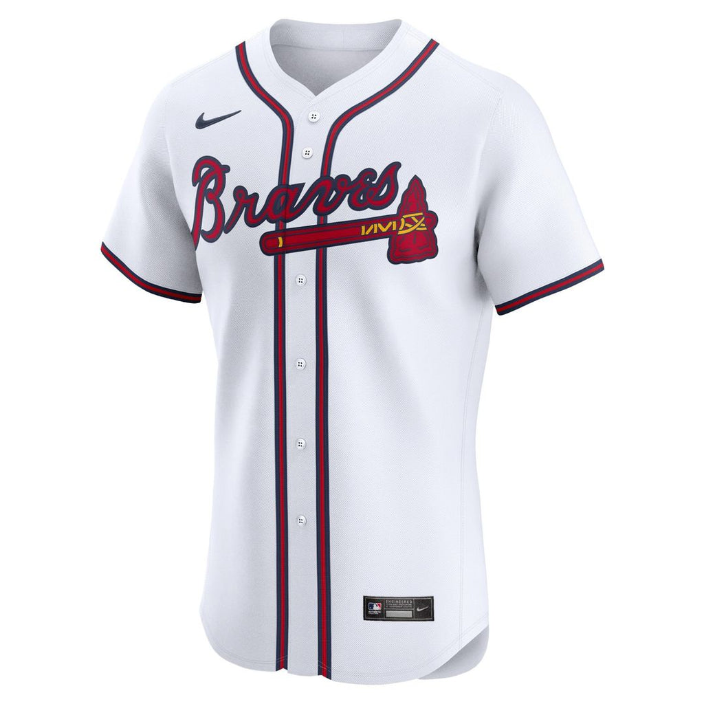 Atlanta Braves Matt Olson Nike White Home Elite Player Jersey product image 2, provided for visual reference and product