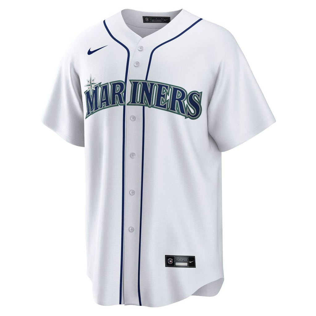 Seattle Mariners JP Crawford Nike White Home Replica Jersey product image 2, provided for visual reference and product