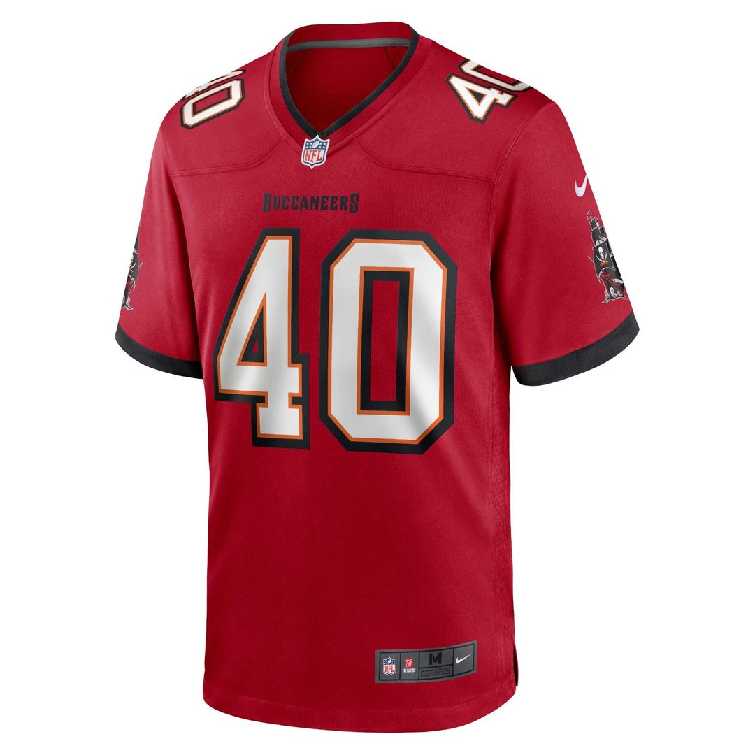 Tampa Bay Buccaneers Mike Alstott Nike Red Retired Player Game Jersey product image 2, provided for visual reference and