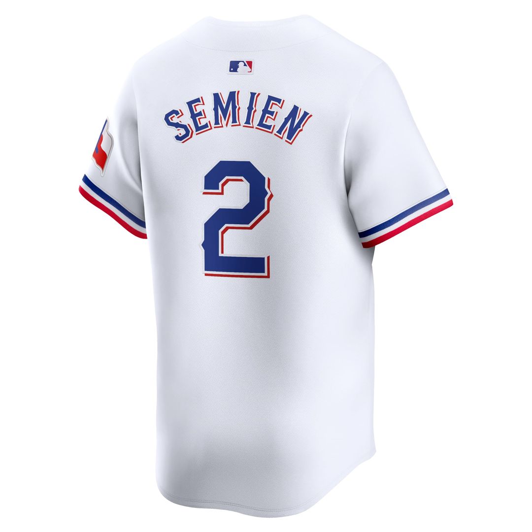 Texas Rangers Marcus Semien Nike White Home Limited Player Jersey product image 3, provided for visual reference and product