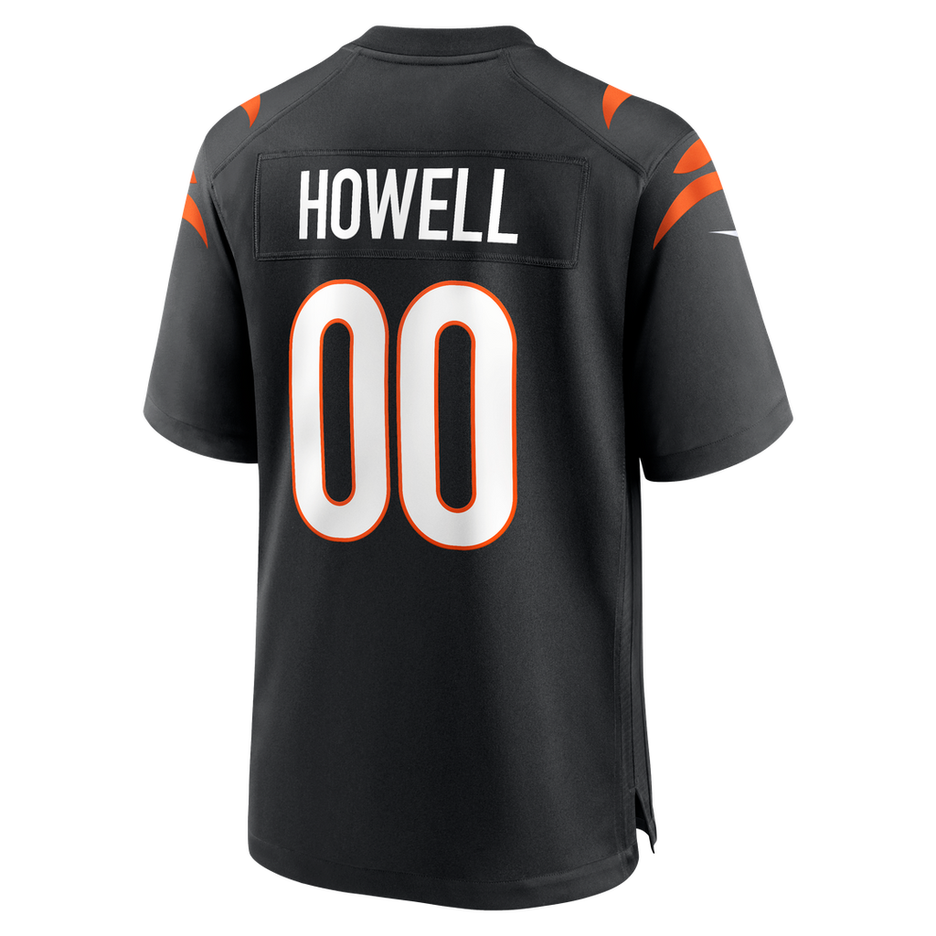 Cincinnati Bengals Cashius Howell Nike Black Team Game Jersey product image 3, provided for visual reference and product
