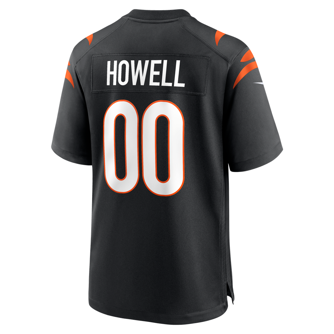 Cincinnati Bengals Cashius Howell Nike Black Team Game Jersey product image 3, provided for visual reference and product