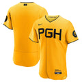 Pittsburgh Pirates Nike Gold City Connect Authentic Jersey product image 1, provided for visual reference and product detail