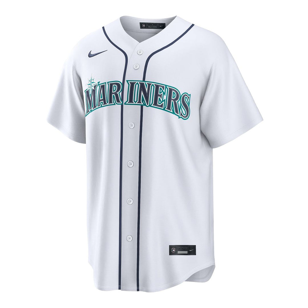 Seattle Mariners Dominic Canzone Nike White Home Replica Jersey product image 2, provided for visual reference and product