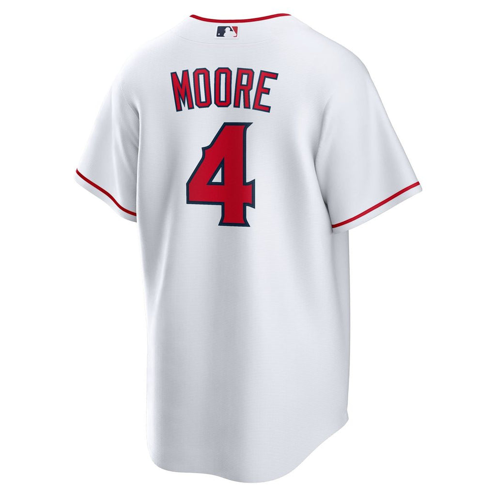 Los Angeles Angels Christian Moore Nike White Home Replica Jersey product image 3, provided for visual reference and product