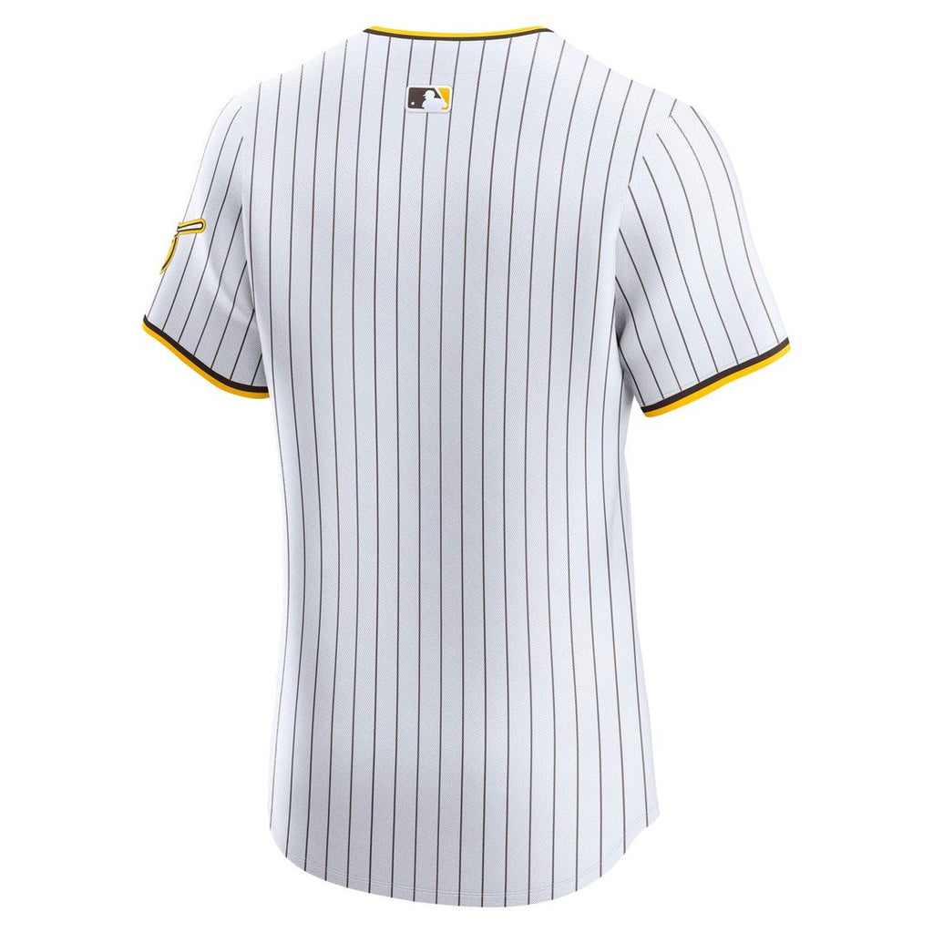 San Diego Padres Nike White Home Elite Jersey product image 3, provided for visual reference and product detail review
