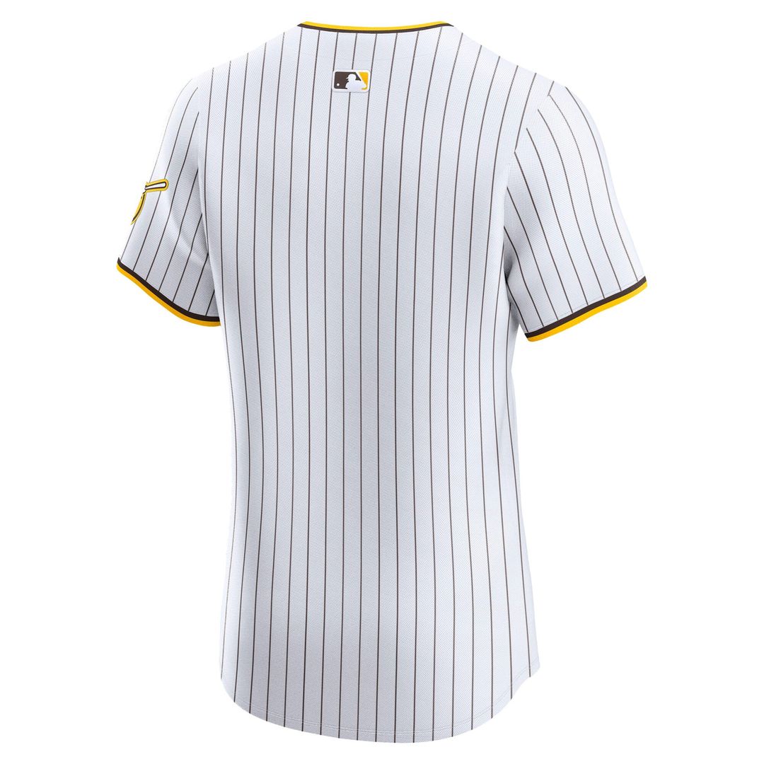 San Diego Padres Nike White Home Elite Jersey product image 3, provided for visual reference and product detail review