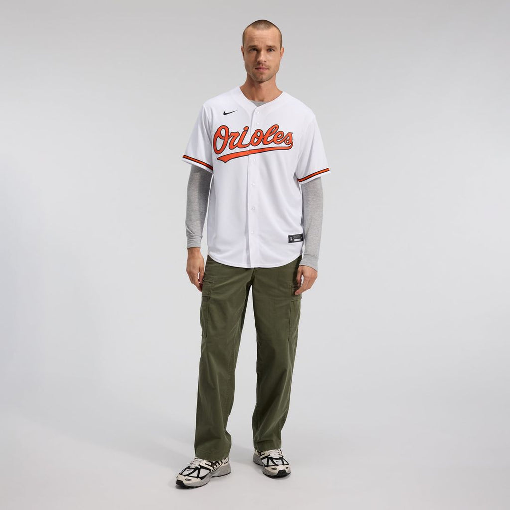 Baltimore Orioles Nike White Home Replica Team Jersey product image 3, provided for visual reference and product detail