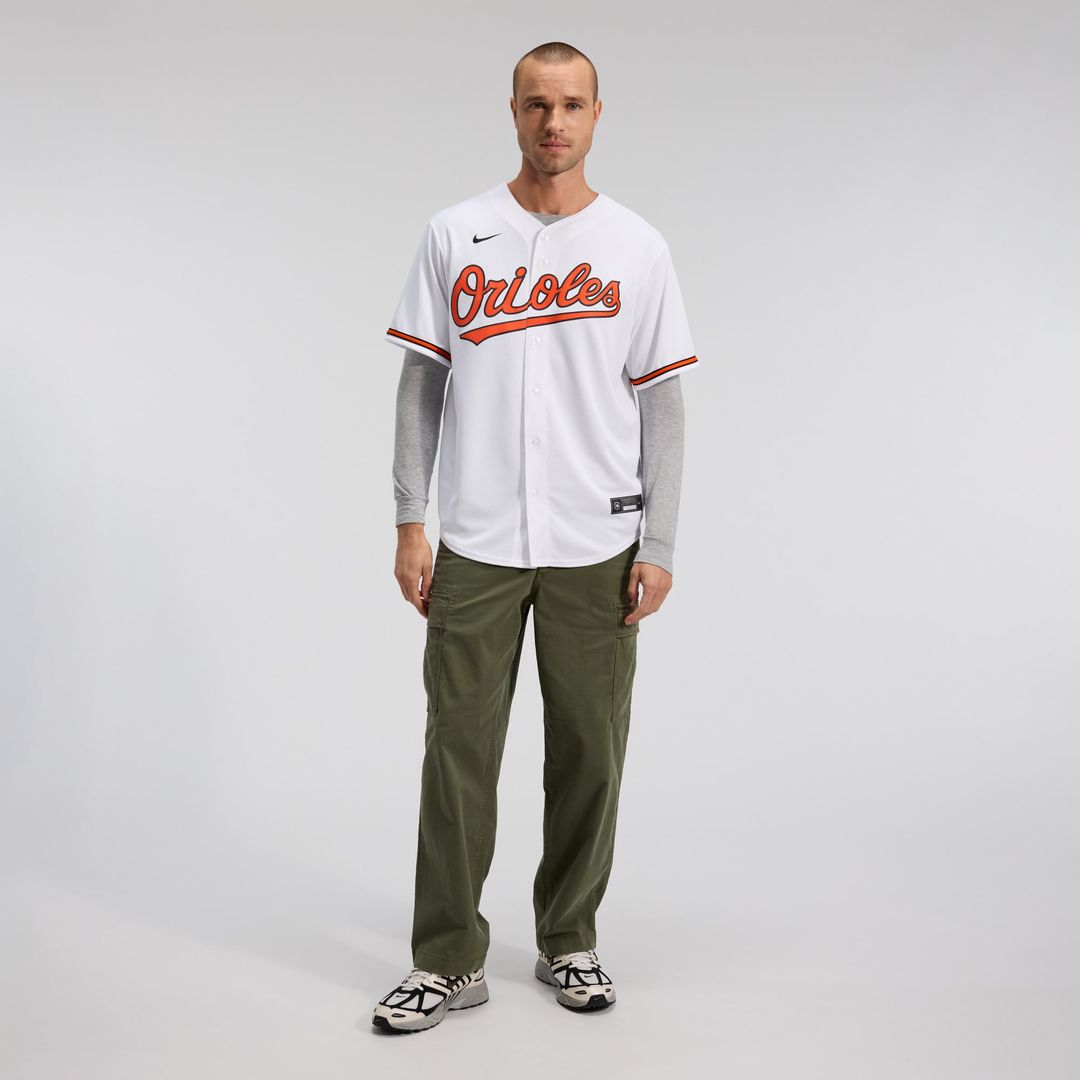 Baltimore Orioles Nike White Home Replica Team Jersey product image 3, provided for visual reference and product detail