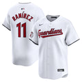 Cleveland Guardians Jose Ramirez Nike White Home Limited Player Jersey product image 1, provided for visual reference and
