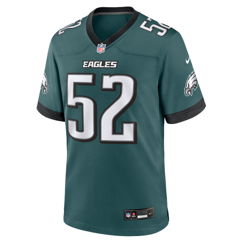 Philadelphia Eagles Jonathan Greenard Nike Midnight Green Team Game Jersey product image 2, provided for visual reference