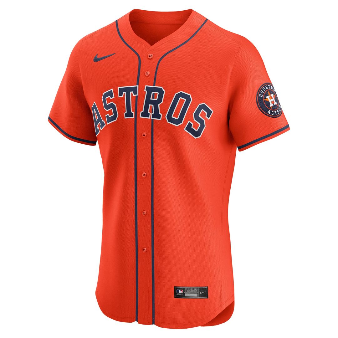 Houston Astros Nike Navy Alternate 2 Elite Jersey product image 8, provided for visual reference and product detail review
