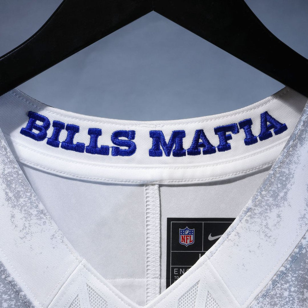 Buffalo Bills James Cook III Nike White Rivalries Collection Stitched Limited Jersey product image 4, provided for visual