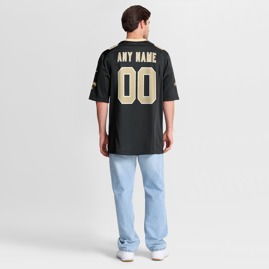 New Orleans Saints Nike White Alternate Custom Game Jersey product image 14, provided for visual reference and product