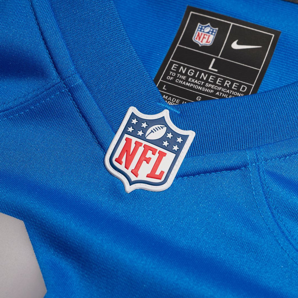 Detroit Lions Sam LaPorta Nike Blue Alternate Game Jersey product image 4, provided for visual reference and product detail