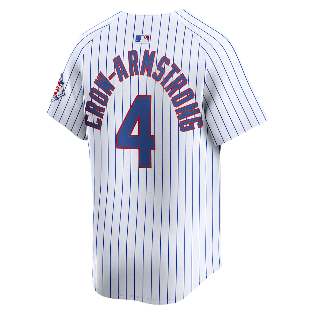 Chicago Cubs Pete Crow-Armstrong Nike White 150th Anniversary Limited Jersey product image 3, provided for visual reference
