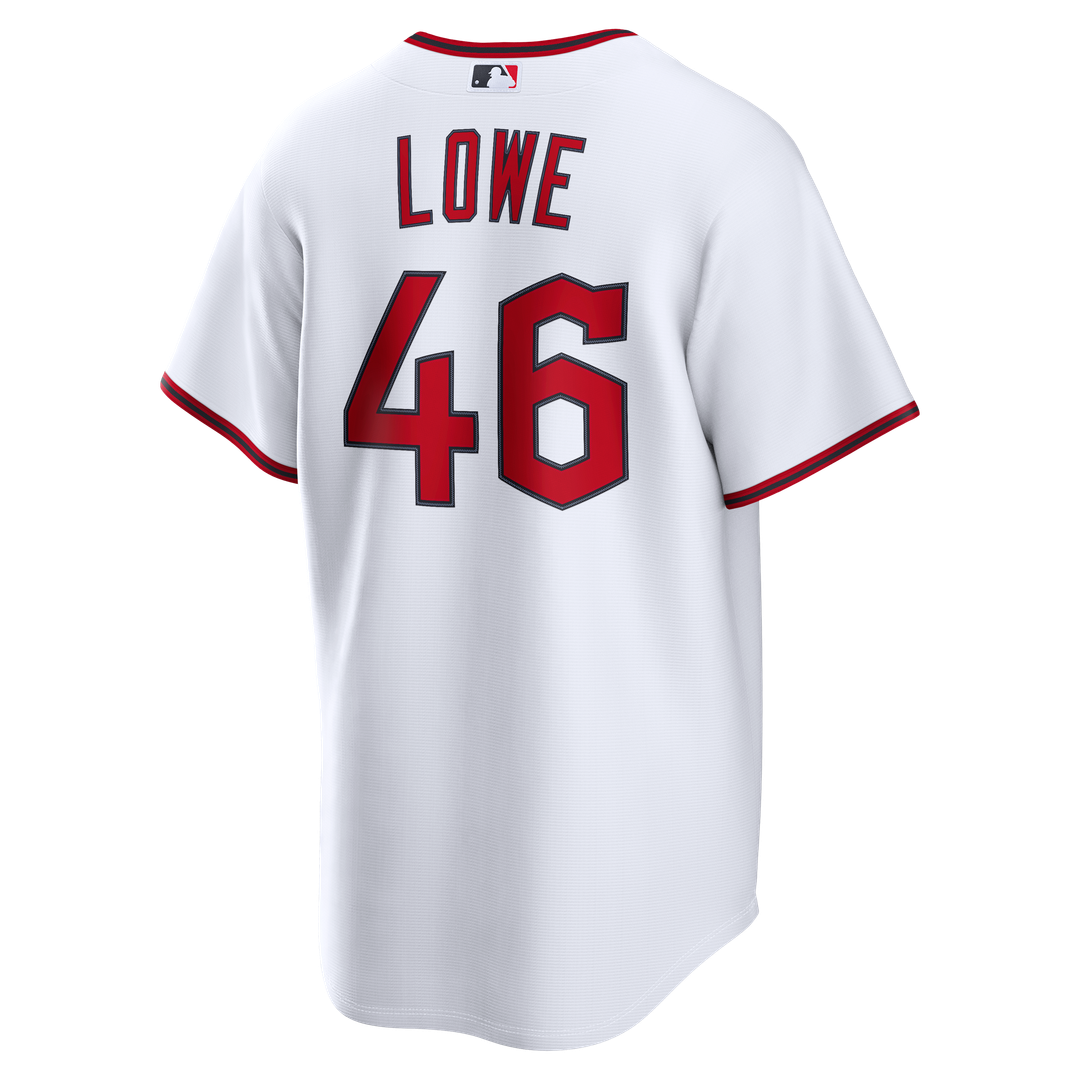 Cleveland Guardians Nathaniel Lowe Nike White Home Replica Jersey product image 3, provided for visual reference and product