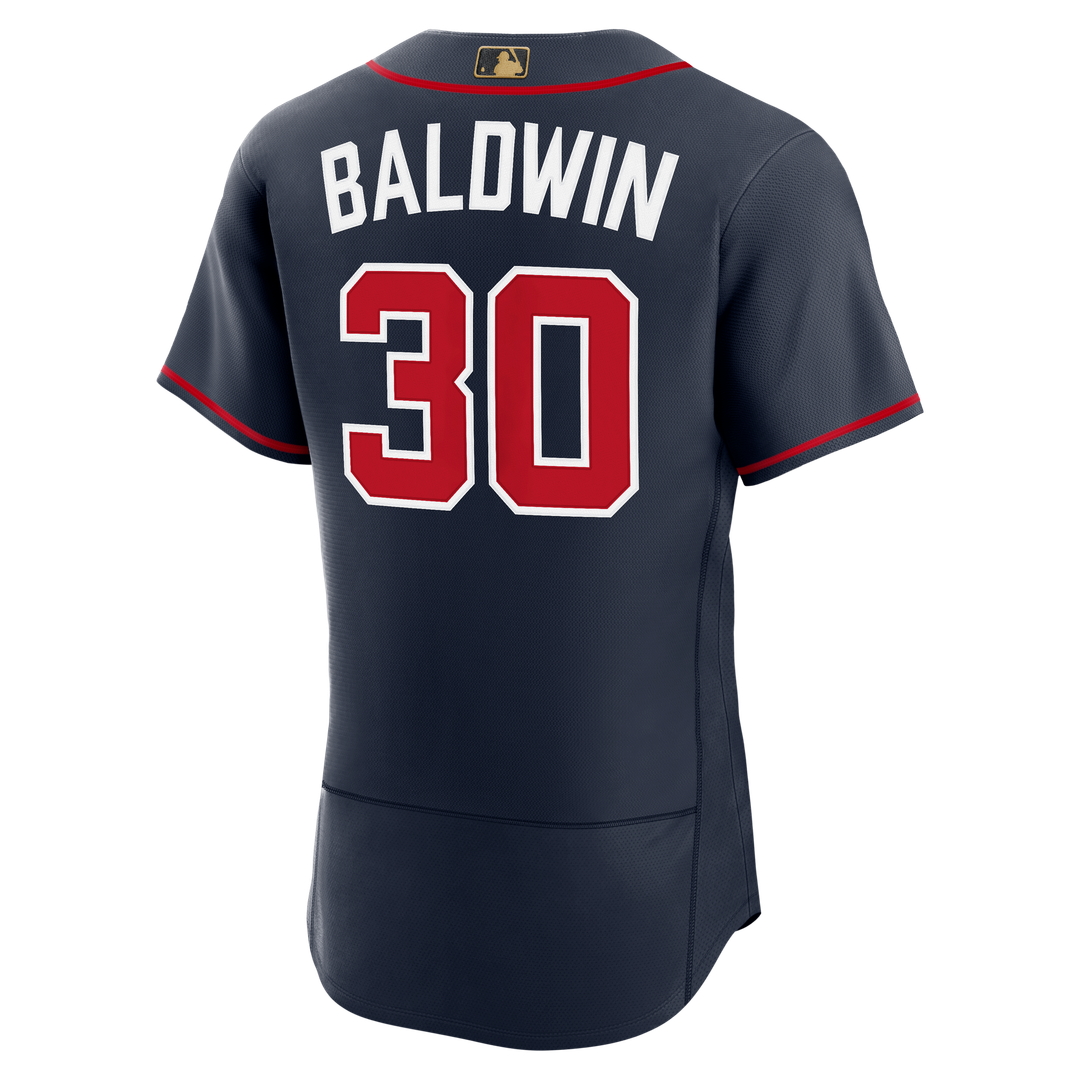 Atlanta Braves Drake Baldwin Nike White MLB Awards Authentic Jersey product image 9, provided for visual reference and