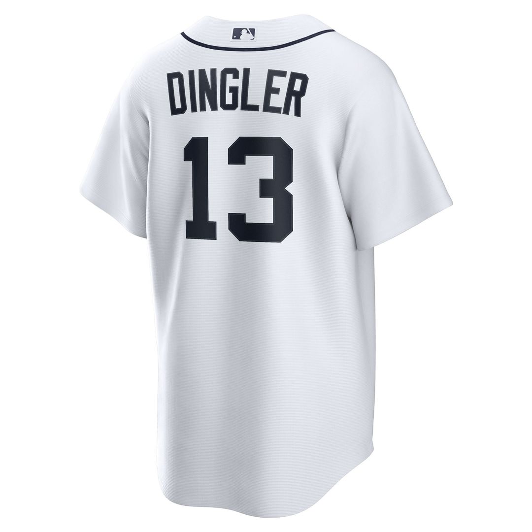 Detroit Tigers Dillon Dingler Nike White Home Replica Jersey product image 3, provided for visual reference and product