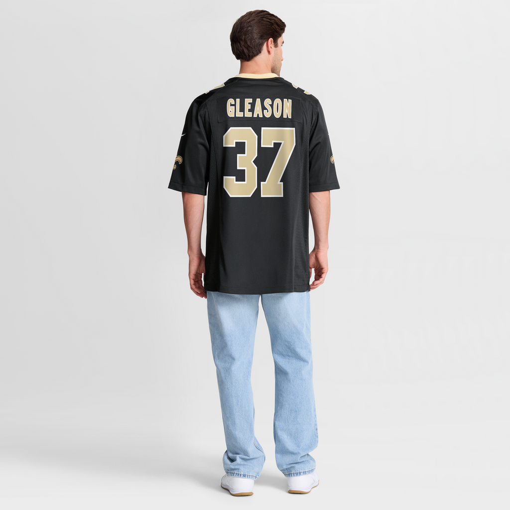 New Orleans Saints Steve Gleason Nike Black Game Retired Player Jersey product image 8, provided for visual reference and