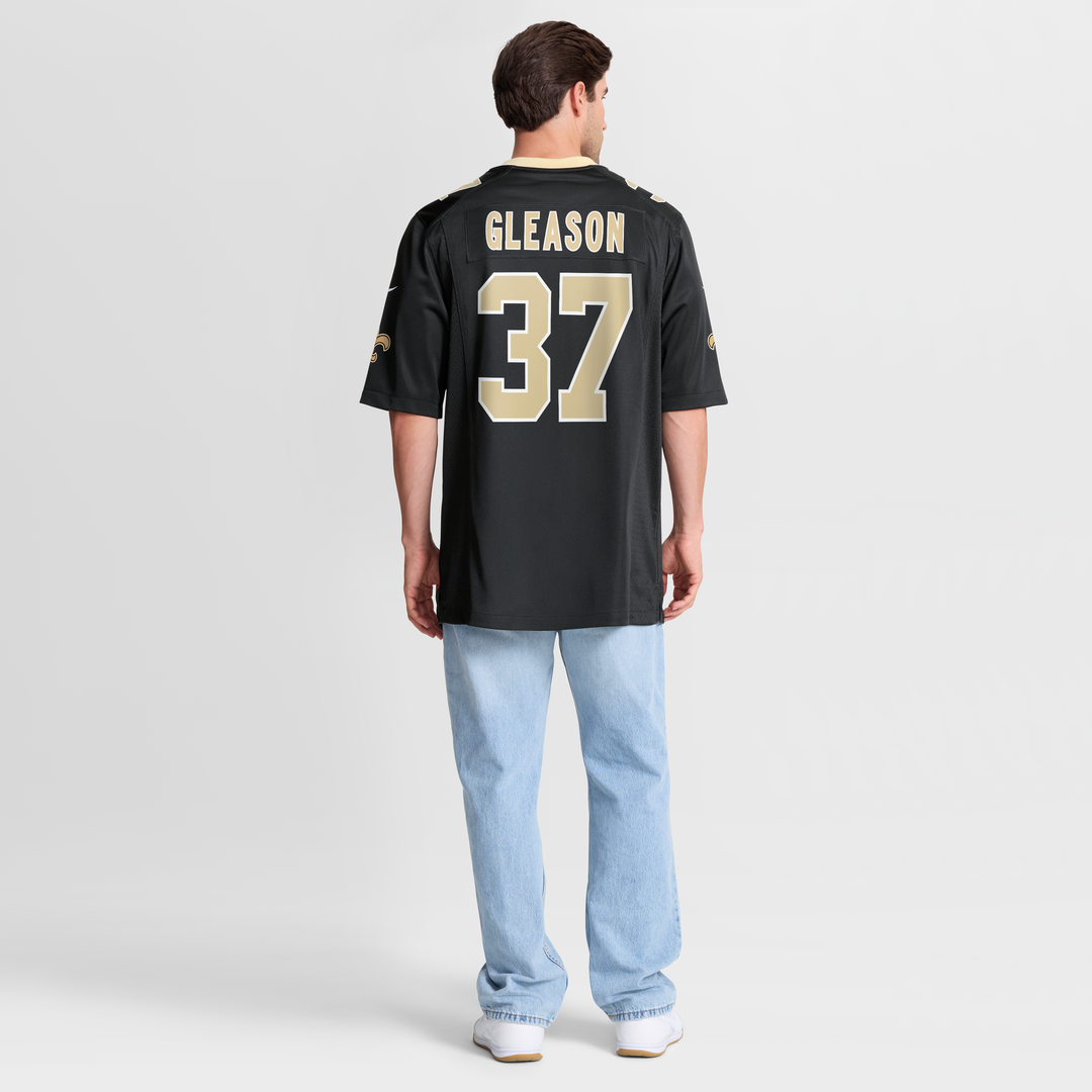 New Orleans Saints Steve Gleason Nike Black Game Retired Player Jersey product image 8, provided for visual reference and