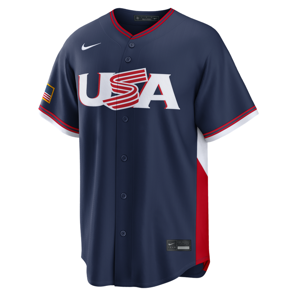 USA Baseball Alex Bregman Nike White 2026 World Baseball Classic Home Stadium Jersey product image 8, provided for visual