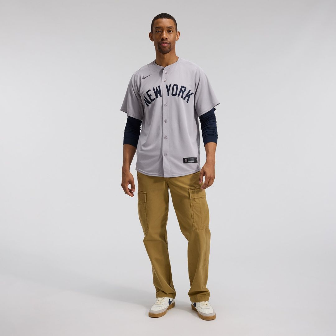 New York Yankees Aaron Judge Nike Gray Road Limited Player Jersey product image 4, provided for visual reference and product
