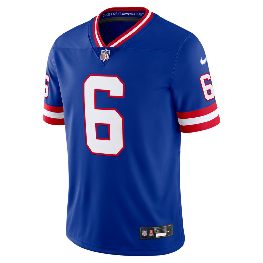 New York Giants Jaxson Dart Nike Royal Legacy Vapor Untouchable Stitched Limited Jersey product image 2, provided for visual