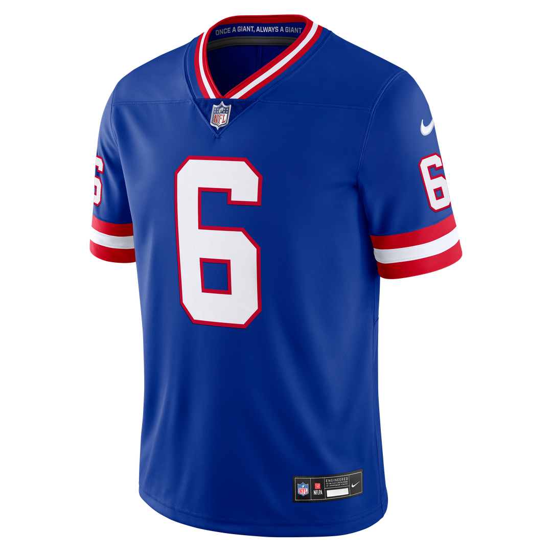 New York Giants Jaxson Dart Nike Royal Legacy Vapor Untouchable Stitched Limited Jersey product image 2, provided for visual